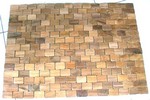 Carpet, rug made of wood chip for bathroom - Spa Wood carpet