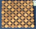 Carpet, rug made of wood chip for bathroom - Spa Wood carpet
