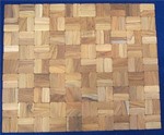 Carpet, rug made of wood chip for bathroom - Spa Wood carpet