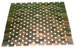 Carpet, rug made of wood chip for bathroom - Spa Wood carpet