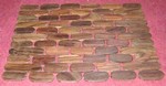 Carpet, rug made of wood chip for bathroom - Spa Wood carpet