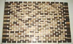 Carpet, rug made of wood chip for bathroom - Spa Wood carpet