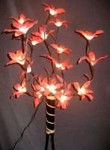 COMPOSITION FLORALE - FLEUR ARTIFICIELLE & VEGETALE LUMINEUSE composition florale - fleur vegetale lumineuse