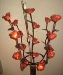 artificial light flower bouquet