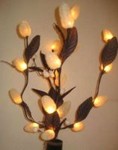 COMPOSITION FLORALE - FLEUR ARTIFICIELLE & VEGETALE LUMINEUSE composition florale - fleur vegetale lumineuse