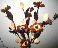 COMPOSITION FLORALE - FLEUR ARTIFICIELLE & VEGETALE LUMINEUSE composition florale - fleur vegetale lumineuse