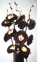 COMPOSITION FLORALE - FLEUR ARTIFICIELLE & VEGETALE LUMINEUSE composition florale - fleur vegetale lumineuse