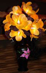 artificial light flower bouquet