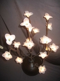 bouquet art floral fleur satin lumineuse