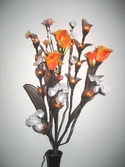 bouquet art floral fleur satin lumineuse