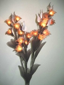 bouquet art floral fleur satin lumineuse